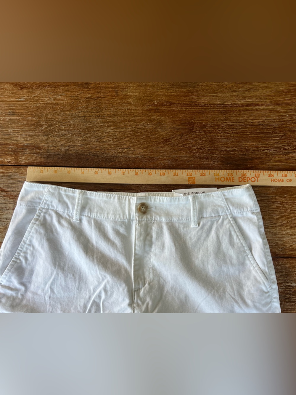 Loft Monroe Chino Shorts 6” Curvy White Size 8 - Picture 9 of 12
